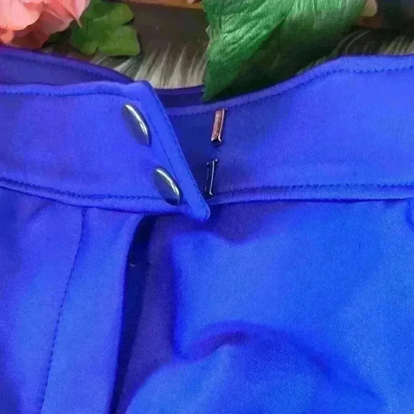 White Stag Blue Wool Blend Ski/Wintersport Pants with Foot/Ankle Straps, 6 - Picture 4 of 13